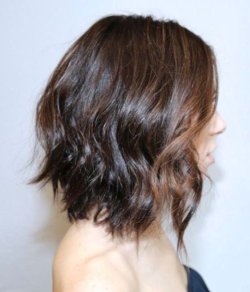 Current A Line Wavy Medium Length Hairstyles With 70 Best A Line Bob Hairstyles Screaming With Class And Style (View 8 of 20)
