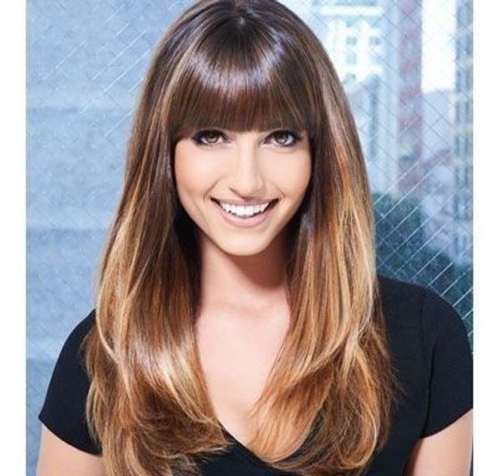 Current Medium Length Haircuts With Arched Bangs With Regard To 15 Best Haircuts For Long Hair (View 20 of 20)