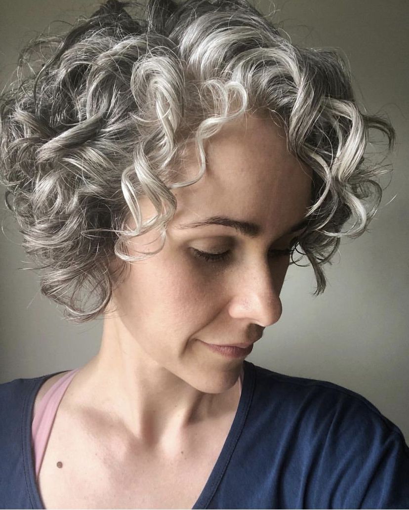 Current Silver Loose Curls Haircuts Intended For Silver Curls (View 6 of 20)