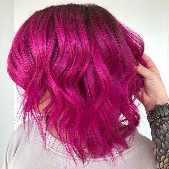 Electric Pink Bob (View 13 of 20)