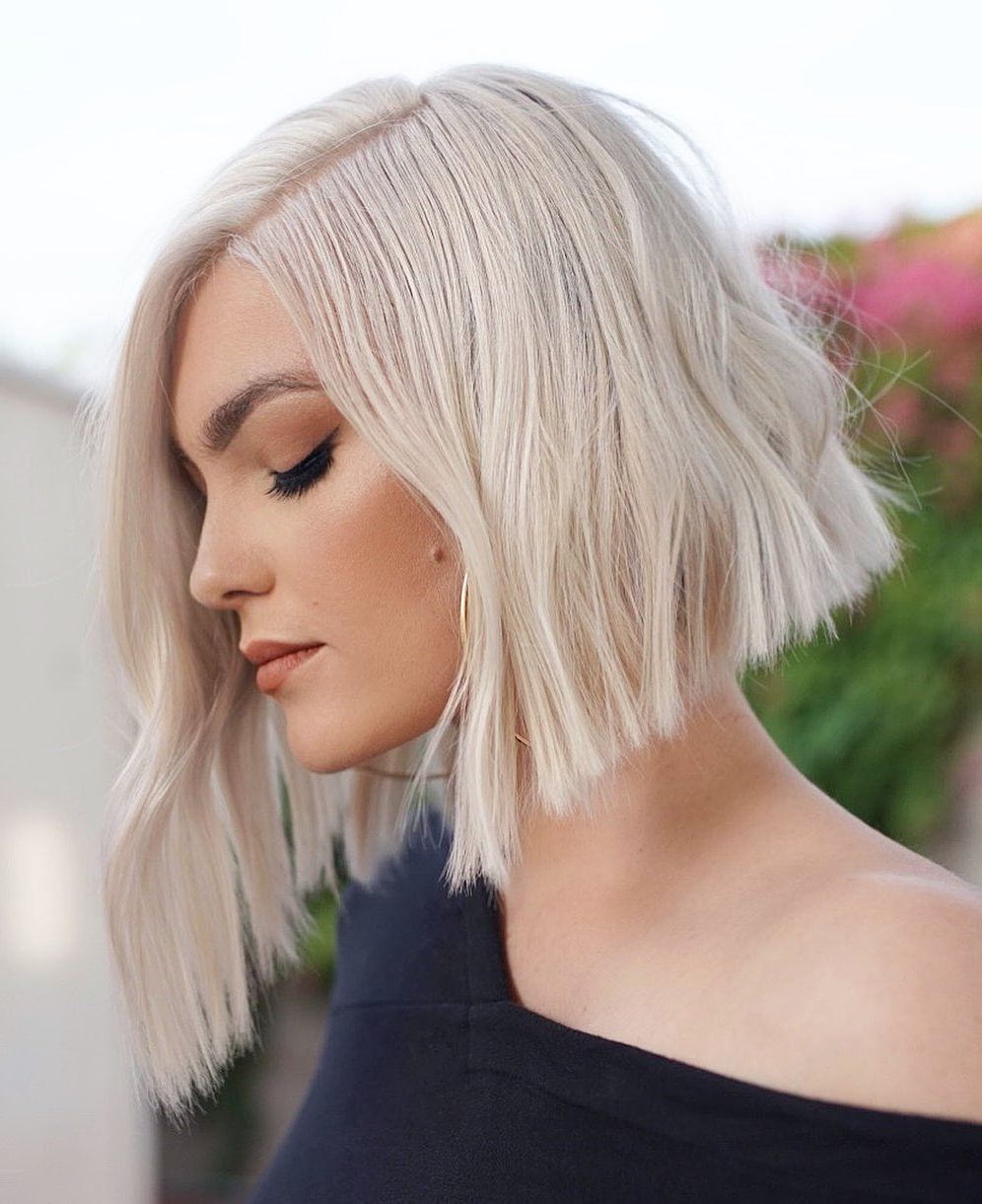 Famous Icy Blonde Inverted Bob Haircuts Intended For 23 Perfect Short Bob Haircuts And Hairstyles (View 18 of 20)