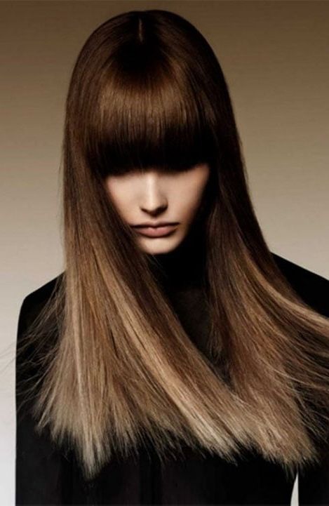 Fashionable Blunt Lob Haircuts With Straight Bangs Inside 20 Stylish Blunt Haircut Ideas For 2022 – The Trend Spotter (View 20 of 20)