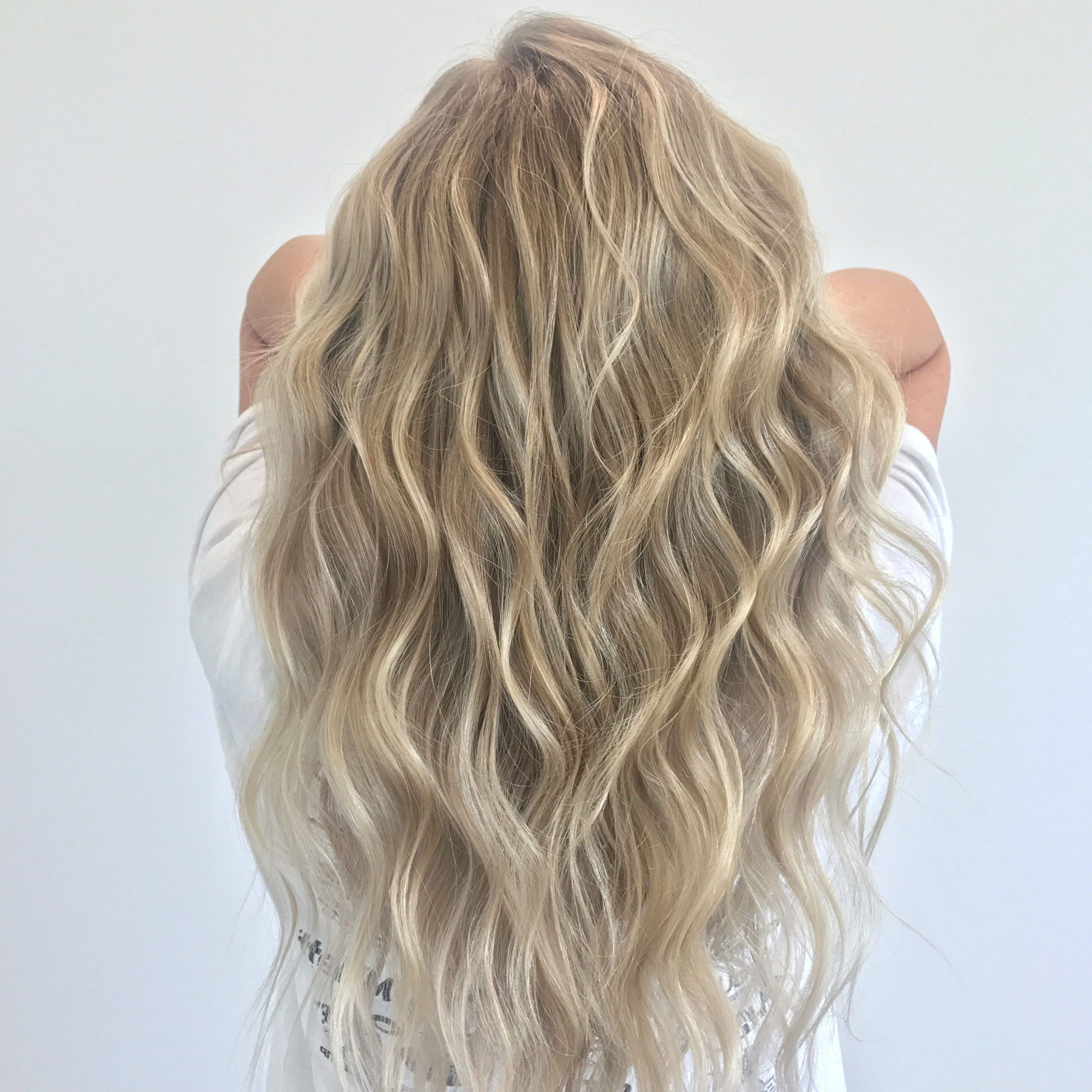 Fashionable Icy Blonde Beach Waves Haircuts With Platinum Blonde, Blonde Hair, Beach Waves, Long Hair, Balayage, Foilayage, Icy  Blonde, Hair Color Ideas (View 19 of 20)