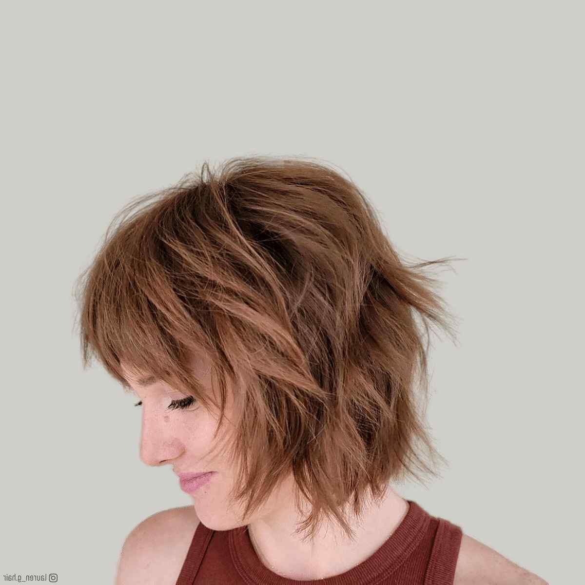 Favorite Highlighted Shag Hairstyles With Regard To 55 Coolest Short Shag Haircuts Women Are Getting (View 9 of 20)