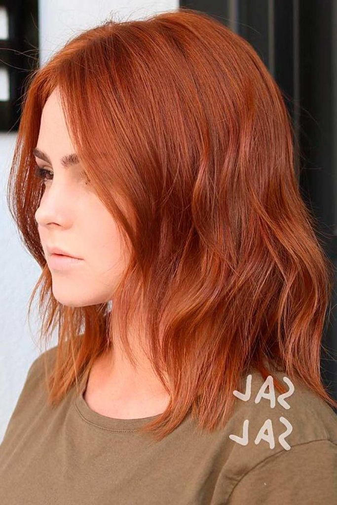 Find The Copper Hair Shade That Will Work For Your Image Throughout Most Recent Copper Medium Length Hairstyles (View 13 of 20)