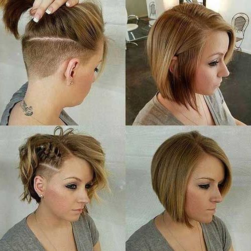 Good Looking Bob Hairstyles For Rounded Faces | Bob Hairstyle | Short  Hair Undercut, Haircut For Thick Hair, Hair Styles Pertaining To A Line Bob Hairstyles With An Undercut (View 10 of 20)