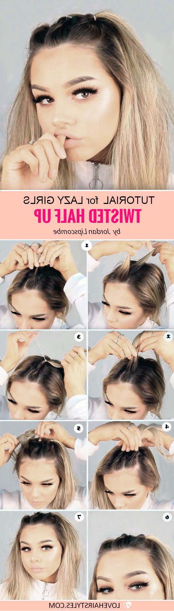 Haircut For Big Forehead,  Lazy Hairstyles, Medium Length Hair Styles Pertaining To Well Liked Easy Hairstyles For Medium Length Hair (View 9 of 20)