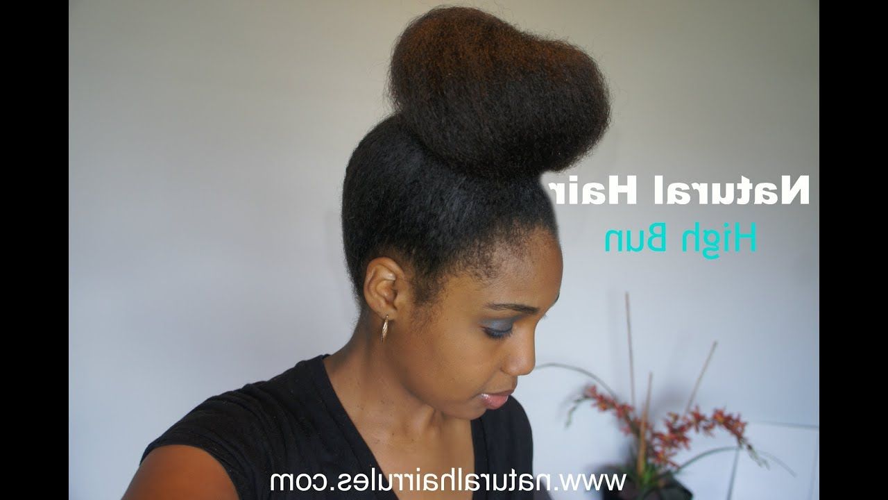 How To Create A High Bun On Natural Hair (View 10 of 20)