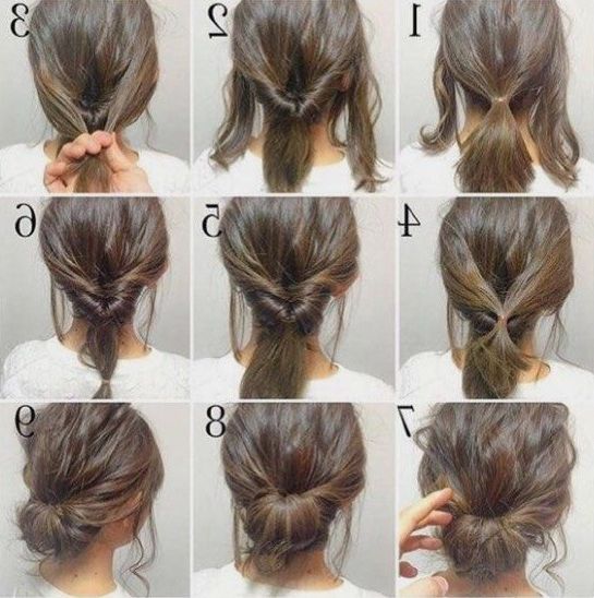 How To Do An Easy Daily Hairstyle For Medium Hair? Quick Tutorials With Regard To Well Known Easy Hairstyles For Medium Length Hair (View 17 of 20)