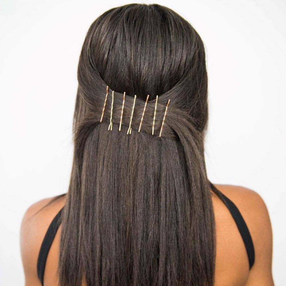 How To Wear The Bobby Pin Hairstyle Trend – Lulus Fashion Blog Inside Brush Up Hairstyles With Bobby Pins (Gallery 20 of 20)