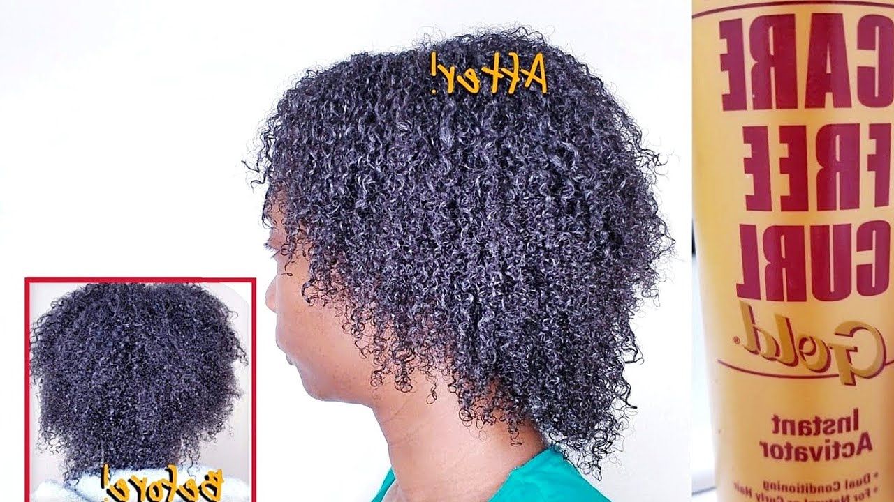 I Used Care Free Curl's Gold Instant Activator On Wet Type 4 Hair (View 7 of 20)