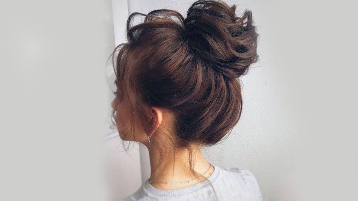 Latest Messy Pretty Bun Hairstyles Intended For Messy Bun (View 10 of 20)