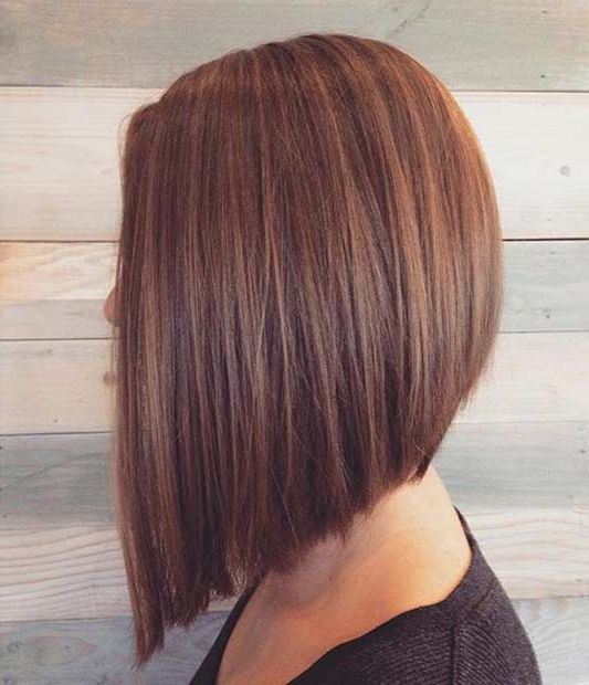 Latest Straight Angled Bob Haircuts Pertaining To 61 Best Inverted Bob Hairstyles For 2019 – Page 5 Of 6 – Stayglam (View 15 of 20)