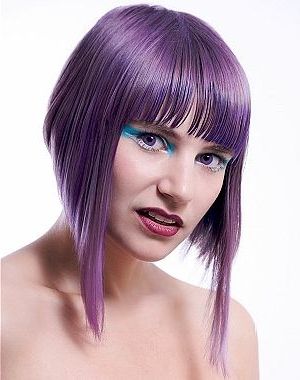 Lavender Bob – Hair Colors Ideas | Edgy Hair, Bold Hair Color, Punk Hair Throughout Edgy Lavender Short Hairstyles With Aqua Tones (View 4 of 20)
