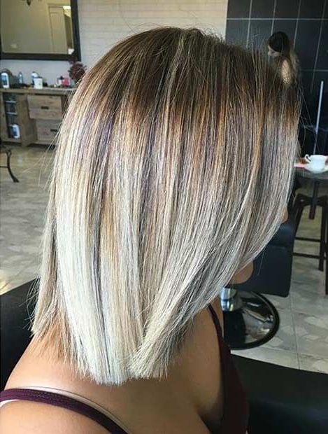 Long Bob Hairstyles, Long Bob  Hairstyles Blonde, Lob Haircut With Well Known Blunt Beige Blonde Lob Haircuts (View 9 of 20)