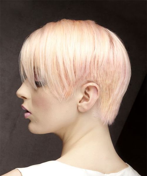 Longer Asymmetrical Pixie With Side Swept Bangs Regarding Side Swept Long Layered Pixie Hairstyles (View 20 of 20)