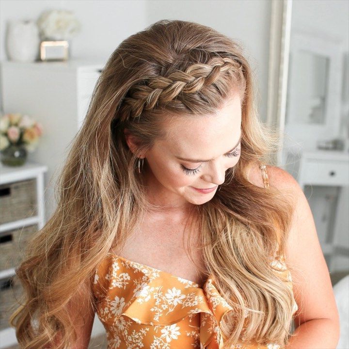 Messy Short Hair, Braided Crown Hairstyles,  Crown Hairstyles Within Recent Headband Braid Half Up Hairstyles (View 2 of 20)