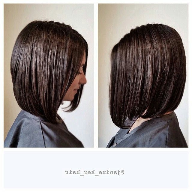 Most Current A Line Lob Haircuts Inside Regrann From @janine Ker Hair – A Line Lob #hair #haircut… (View 17 of 20)