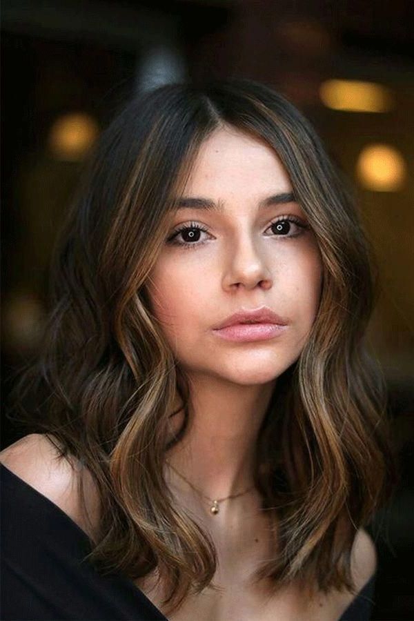 Most Current Wavy Medium Hairstyles With Middle Part Regarding Middle Length Hairstyle Wavy Middle Part Synthetic Hair Lace Front Wigs 20  Inches (View 1 of 20)