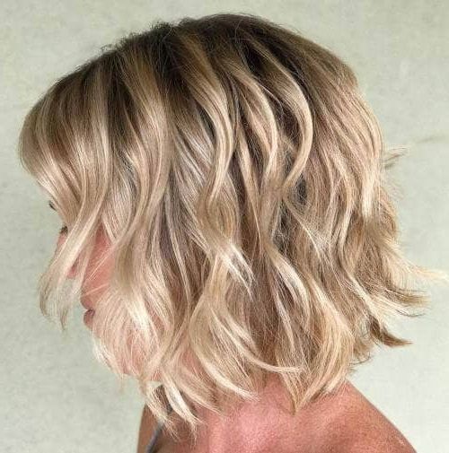 Most Popular Blonde Waves Haircuts With Dark Roots Intended For 50 Fresh Short Blonde Hair Ideas To Update Your Style In  (View 20 of 20)