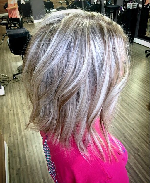 Most Popular Lob Haircuts With Ash Blonde Highlights With Ash Blonde Lob (View 4 of 20)