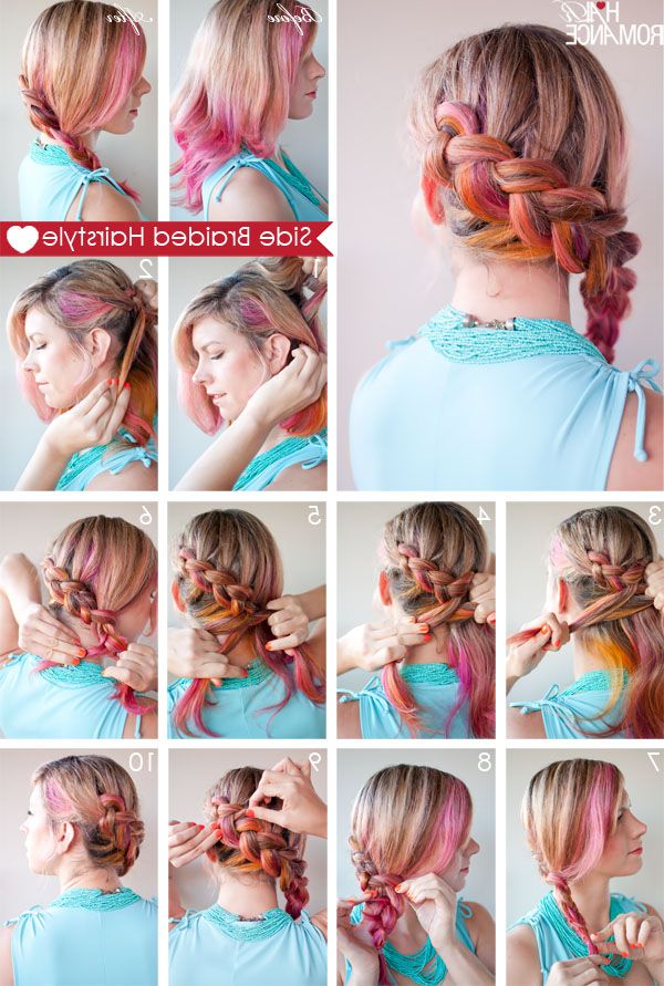 Most Recent Fantastic Side Braid Hairstyles Within Hair How To: Side Braided Hairstyle Tutorial – Hair Romance (Gallery 9 of 20)