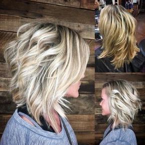 Most Recent Shaggy Blonde Lob Haircuts Pertaining To Pin On Bobs (View 7 of 20)