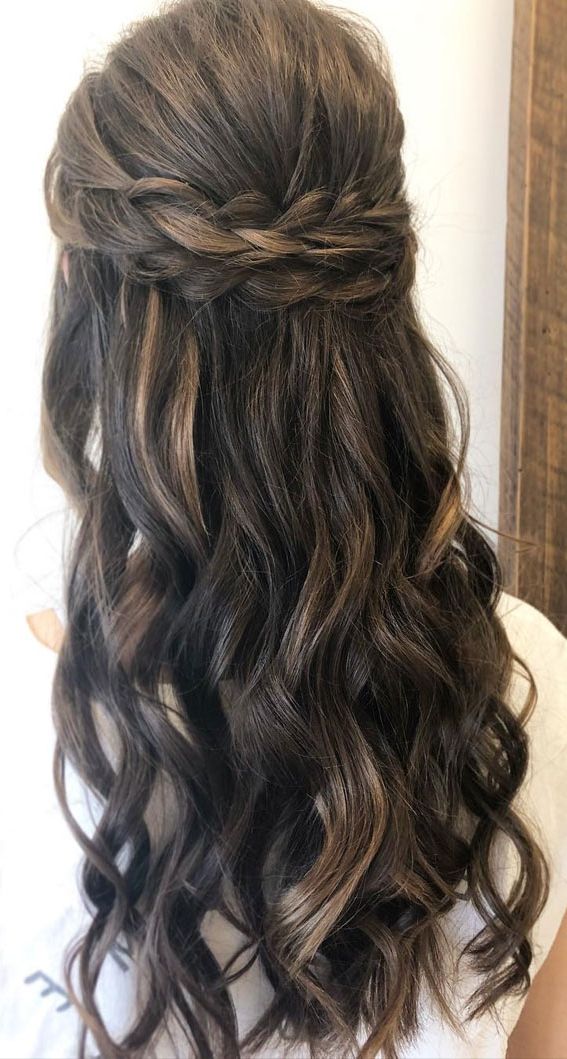 Most Recently Released Braided Half Up Knot Hairstyles Throughout 45 Beautiful Half Up Half Down Hairstyles For Any Length : Braid On Braid (View 20 of 20)