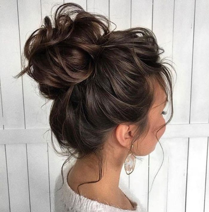Most Up To Date High Bun Hairstyles Inside How To Do A Messy Bun? 10 Easy Bun Hairstyle Tutorials For  (View 12 of 20)