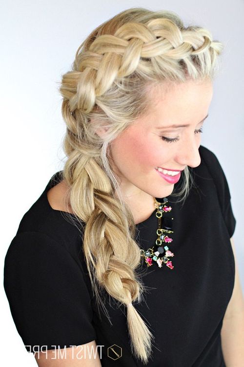 Newest Fantastic Side Braid Hairstyles Throughout 20 Gorgeous And Glam Side Braid Ideas – Styles Weekly (Gallery 10 of 20)