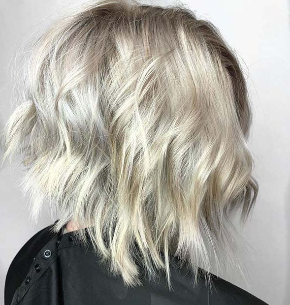 Newest Icy Blonde Inverted Bob Haircuts With 23 Layered Bob Haircuts We're Loving In 2020 – Page 2 Of 2 – Stayglam (View 20 of 20)