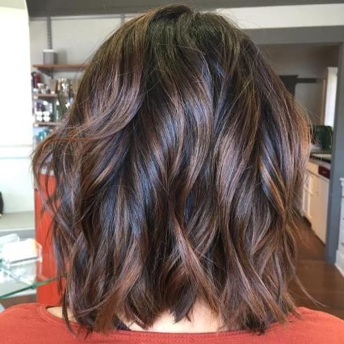 Newest Milk Chocolate Balayage Haircuts For Long Bob Throughout 60 Chocolate Brown Hair Color Ideas For Brunettes (View 4 of 20)