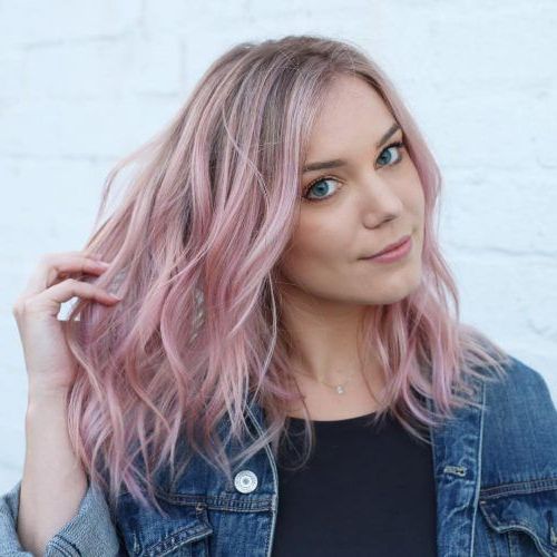 Pastel Pink Hair, Beachy Hair,  Hair Color Pink (View 1 of 20)
