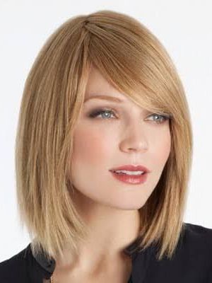Pin Auf Hair Intended For Long Side Bangs Blunt Bob Hairstyles (View 8 of 20)
