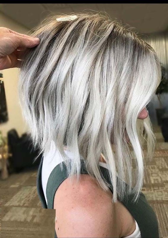 Pin On Bob Haircuts With Most Recently Released Icy Blonde Inverted Bob Haircuts (View 13 of 20)
