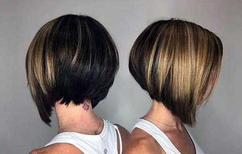 Pin On Dark Short Hair With Regard To Angled Short Bob Hairstyles (View 6 of 20)