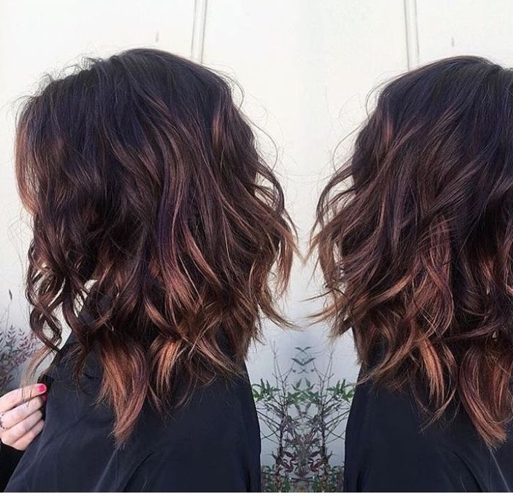 Pin On Fall For Well Known Brunette To Mauve Ombre Hairstyles For Long Wavy Bob (View 12 of 20)