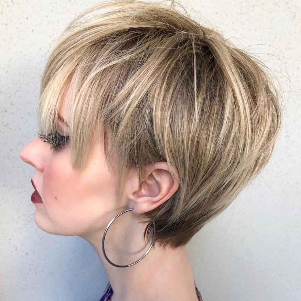 Pin On Hair Within Long Pixie Hairstyles For Thin Hair (View 1 of 20)