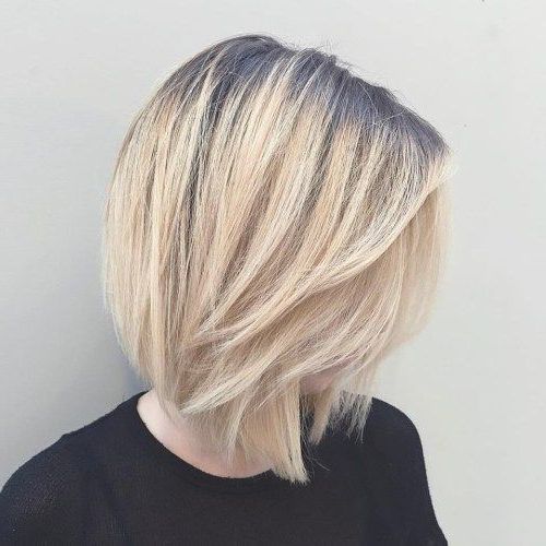Pin On Highlights Throughout 2017 Lob Haircuts With Swoopy Face Framing Layers (View 8 of 20)