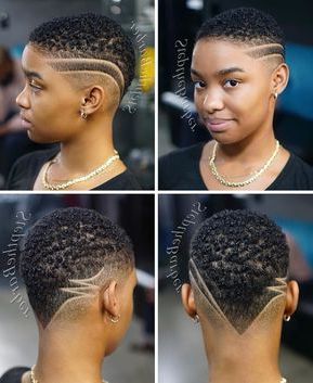 Pin On Niya With Short Hairstyles With Buzzed Lines (View 12 of 20)