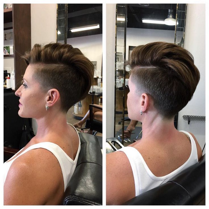 Pin On Pixies & Short Hair Cuts For Side Parted Pixie Hairstyles With An Undercut (View 2 of 20)