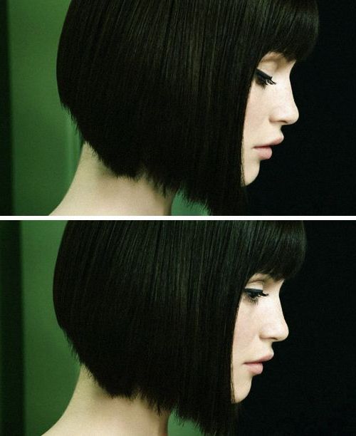 Pin On Portraits Throughout Bright Blunt Hairstyles For Short Straight Hair (View 10 of 20)