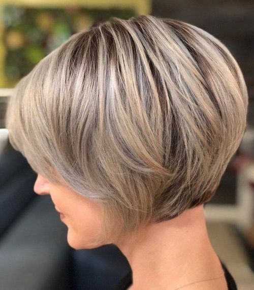 Pin On Short Haircuts Intended For Chin Length Graduated Bob Hairstyles (View 15 of 20)