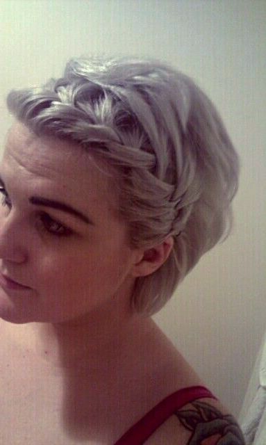 Pin On Updos With Pixie Bob Hairstyles With Braided Bang (View 9 of 20)