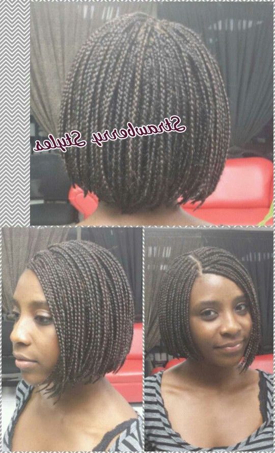 Pinstrawberry Styles On Weaves And Extensions | Bob Braids Hairstyles,  Beautiful Braids, Hair Styles In Pixie Bob Hairstyles With Braided Bang (View 16 of 20)