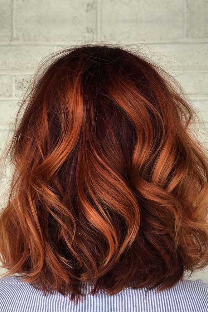 Popular Copper Medium Length Hairstyles Regarding 85+ Medium Length Hairstyles To Look Trendy In 2022 – Glaminati (View 15 of 20)