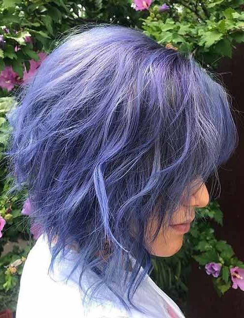 Popular Purple Wavy Shoulder Length Bob Haircuts Throughout 50 Chic Curly Bob Hairstyles – With Images And Styling Tips (View 17 of 20)