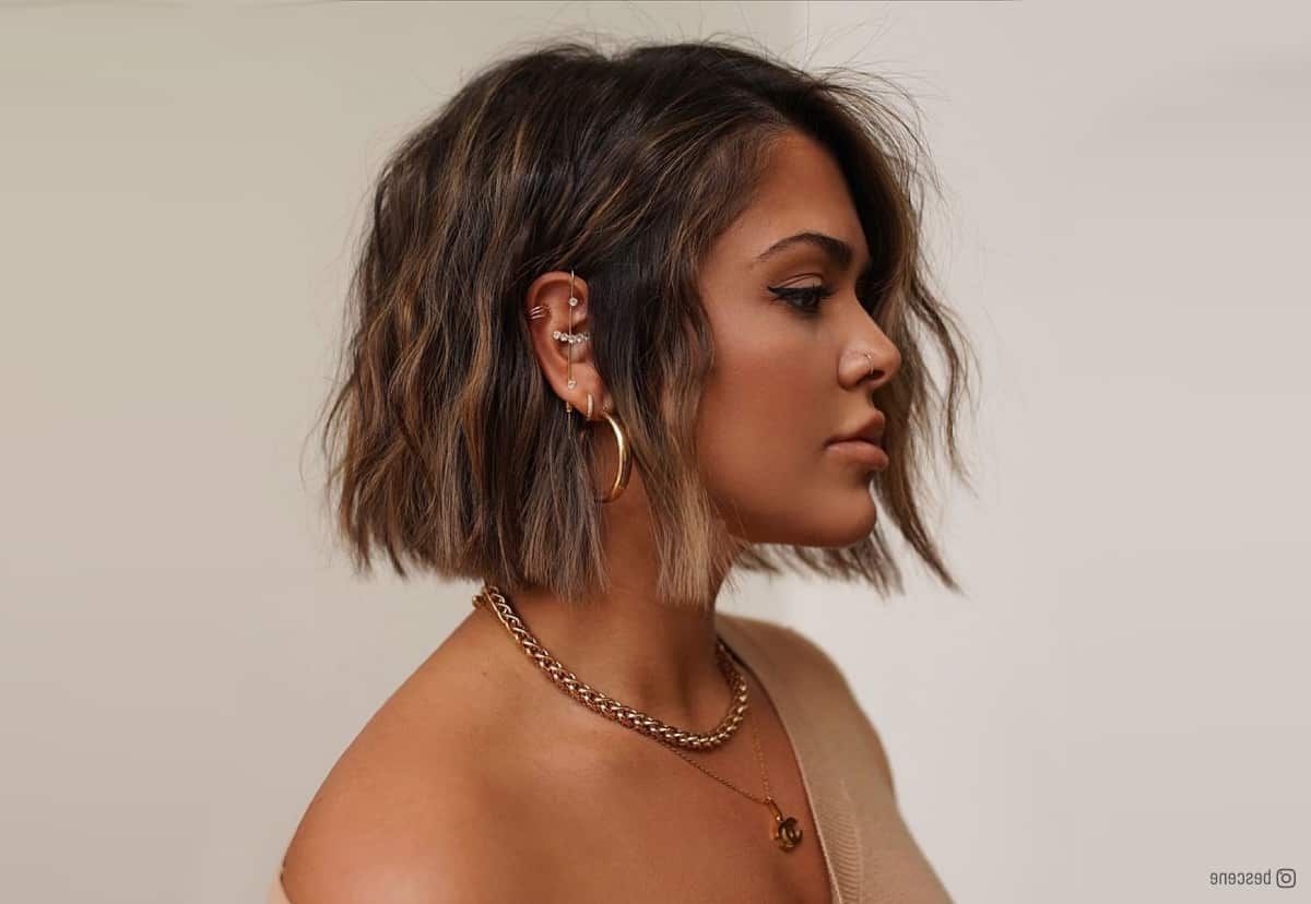 Popular Rose Gold Blunt Lob Haircuts Pertaining To 42 Best Short Blunt Bob Haircuts Ideas For Women Of All Ages (View 15 of 20)