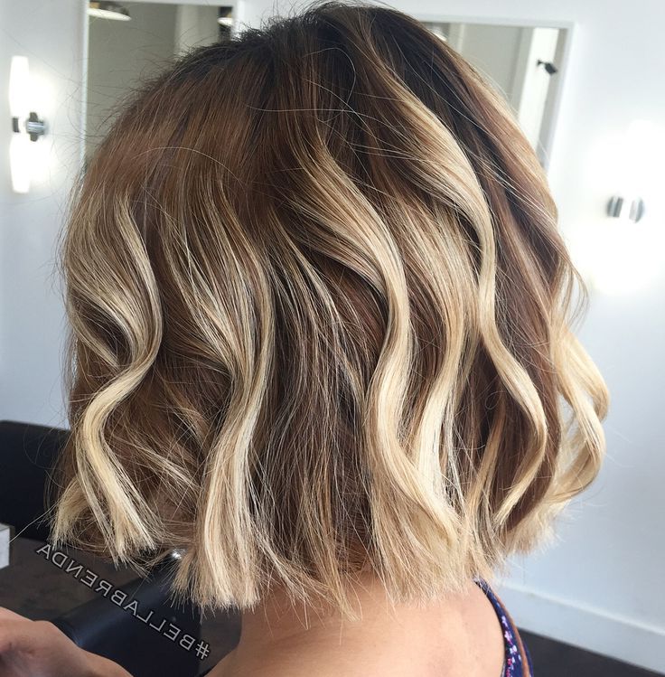 Popular Waves Haircuts With Blonde Ombre With Pin On Bllowbar (View 6 of 20)