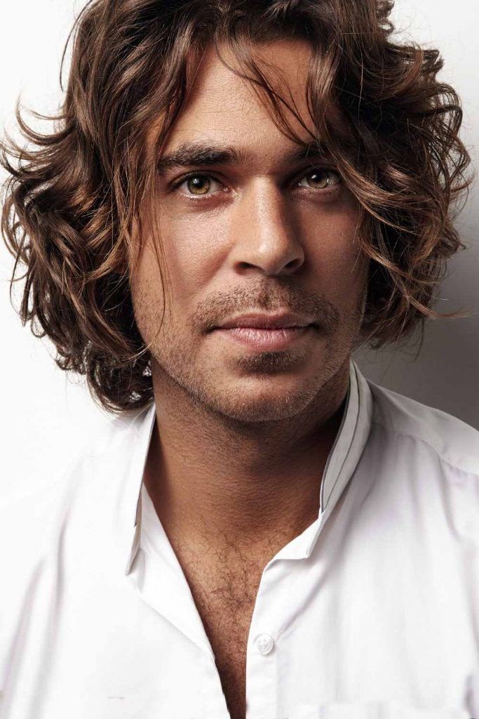 Popular Wavy Medium Hairstyles With Middle Part Regarding 50 Curly Hairstyles For Men That'll Work In 2023 – Mens Haircuts (View 13 of 20)